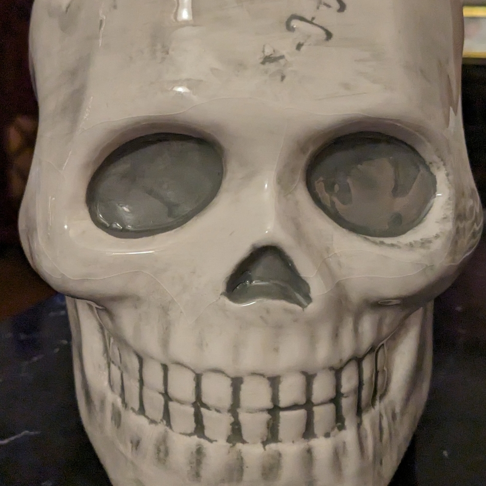 Skeleton Candle Holder